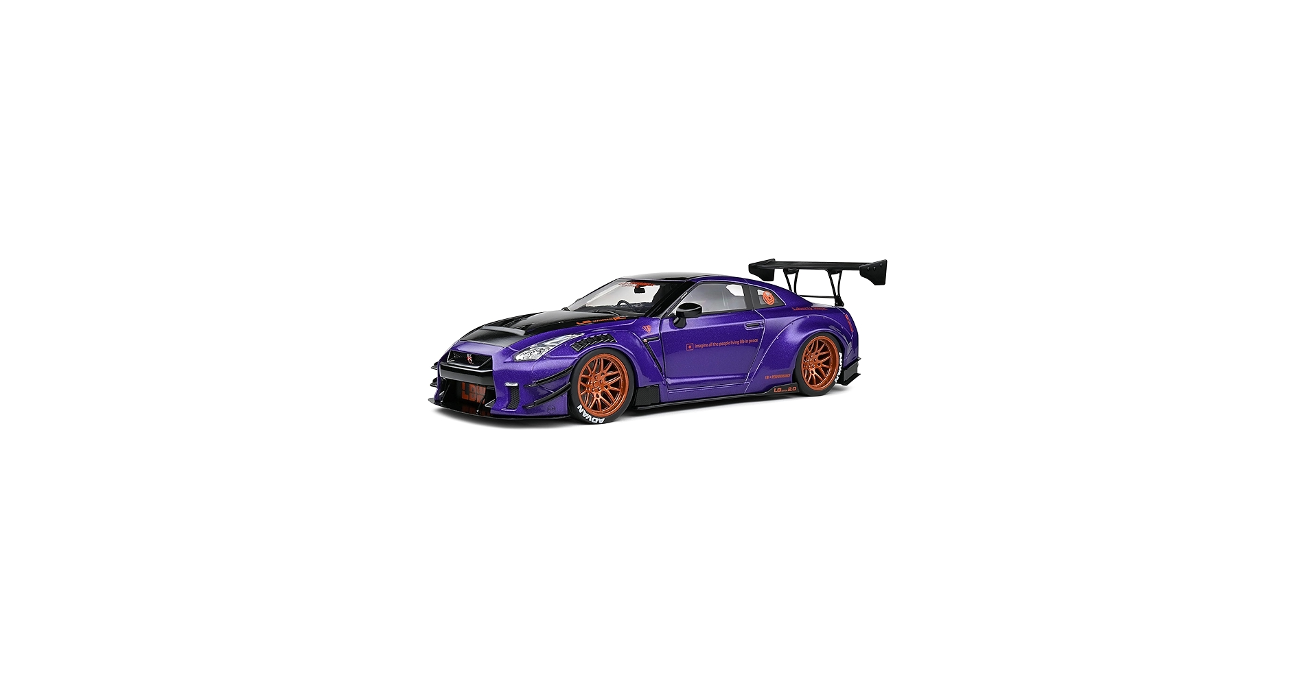 zxzz リバティーウォーク GT-R R35 ソリド 1/18 Amazon.com: Solido 1:18 Nissan GT-R (R35) W/Liberty Walk